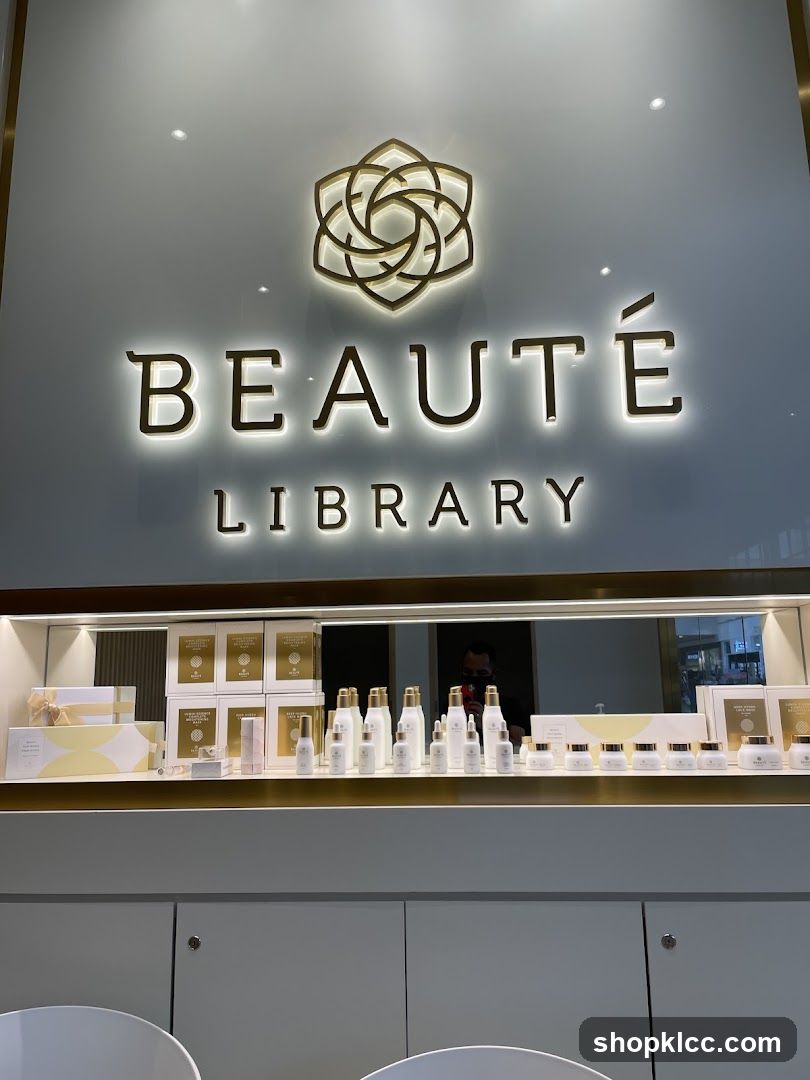 Beauté Library Display