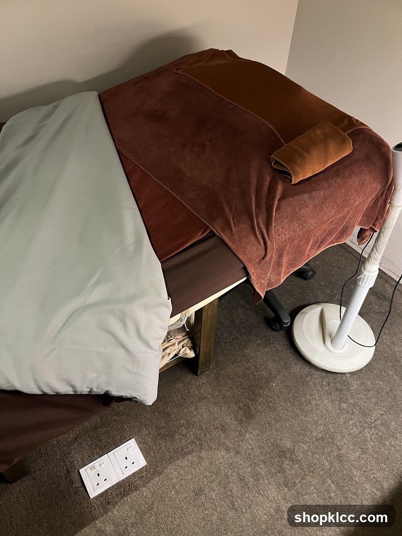Massage Table Setup