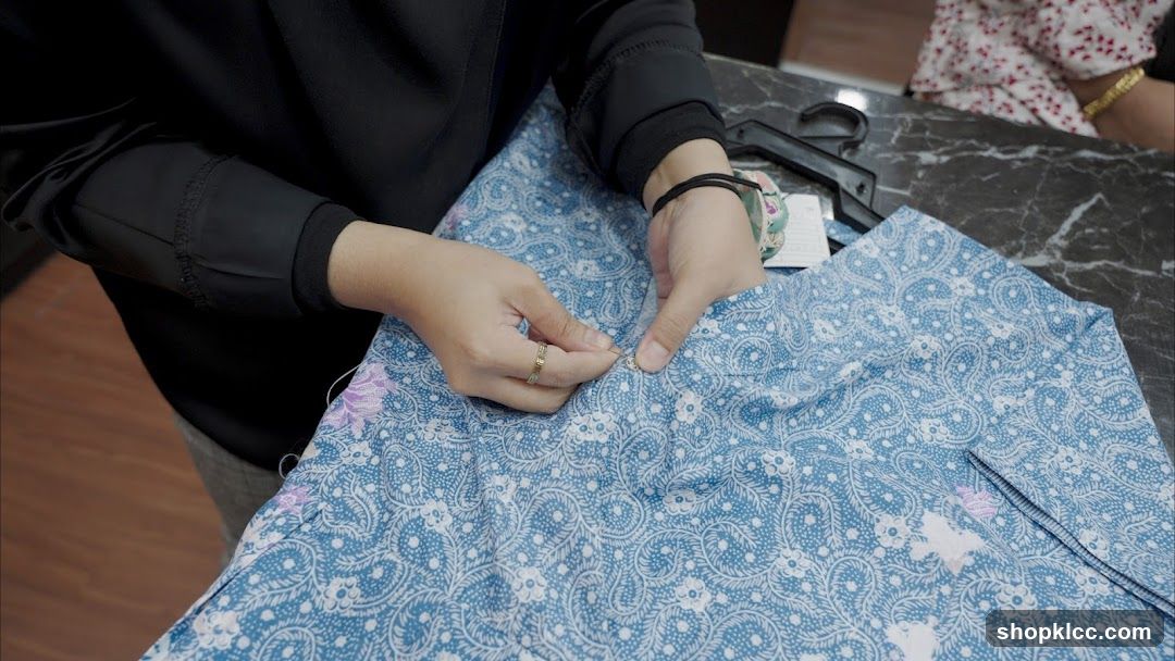 Sewing a garment