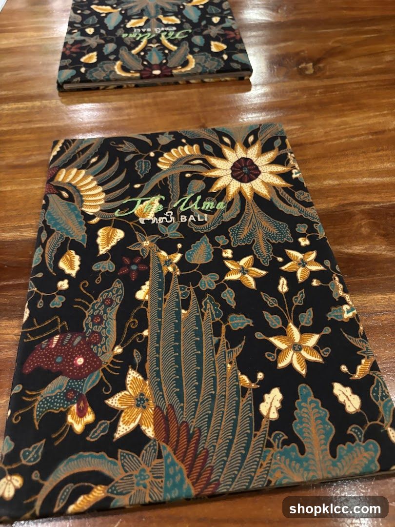 The Alma Bali Menu