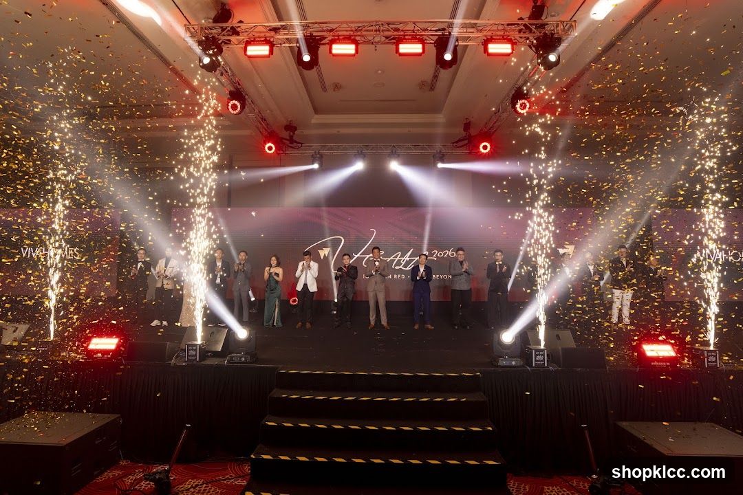 Award Ceremony with Confetti and Fireworks
