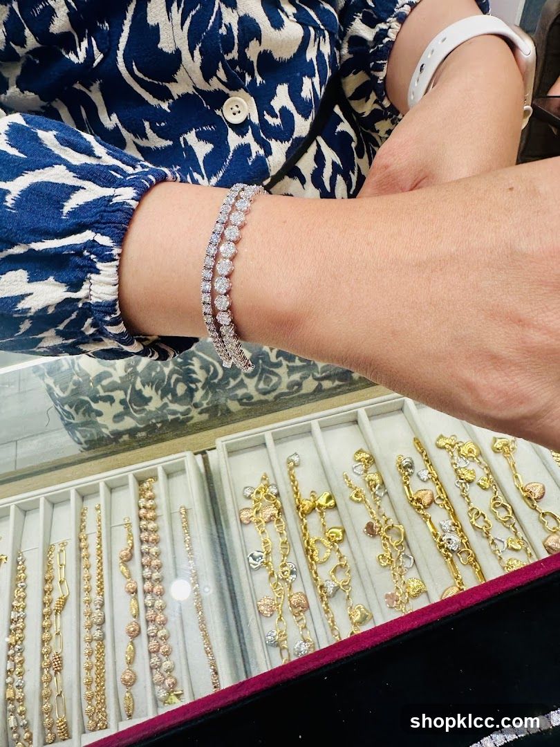 Diamond Bracelets and Gold Chains