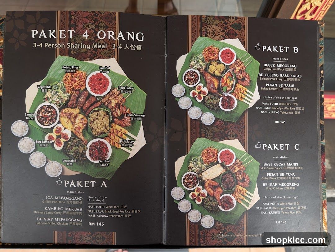 PAKET 4 ORANG 3-4 Person Sharing Meal