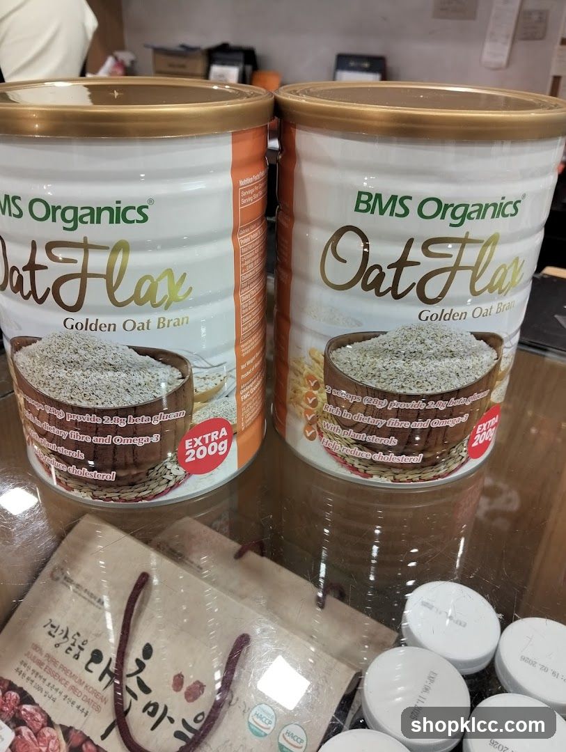 BMS Organics Oat Flax Golden Oat Bran