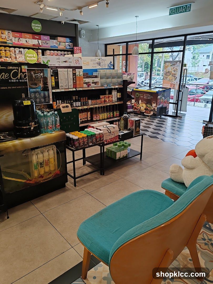 Store Interior with Health Products