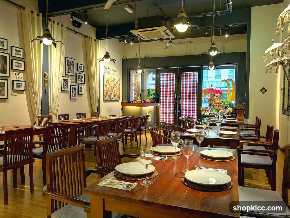 Restaurant Interior with Dining Tables