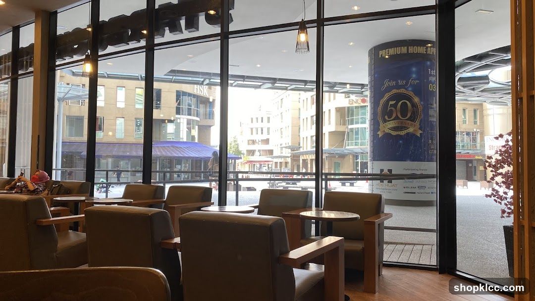 Interior View with Exterior Signage