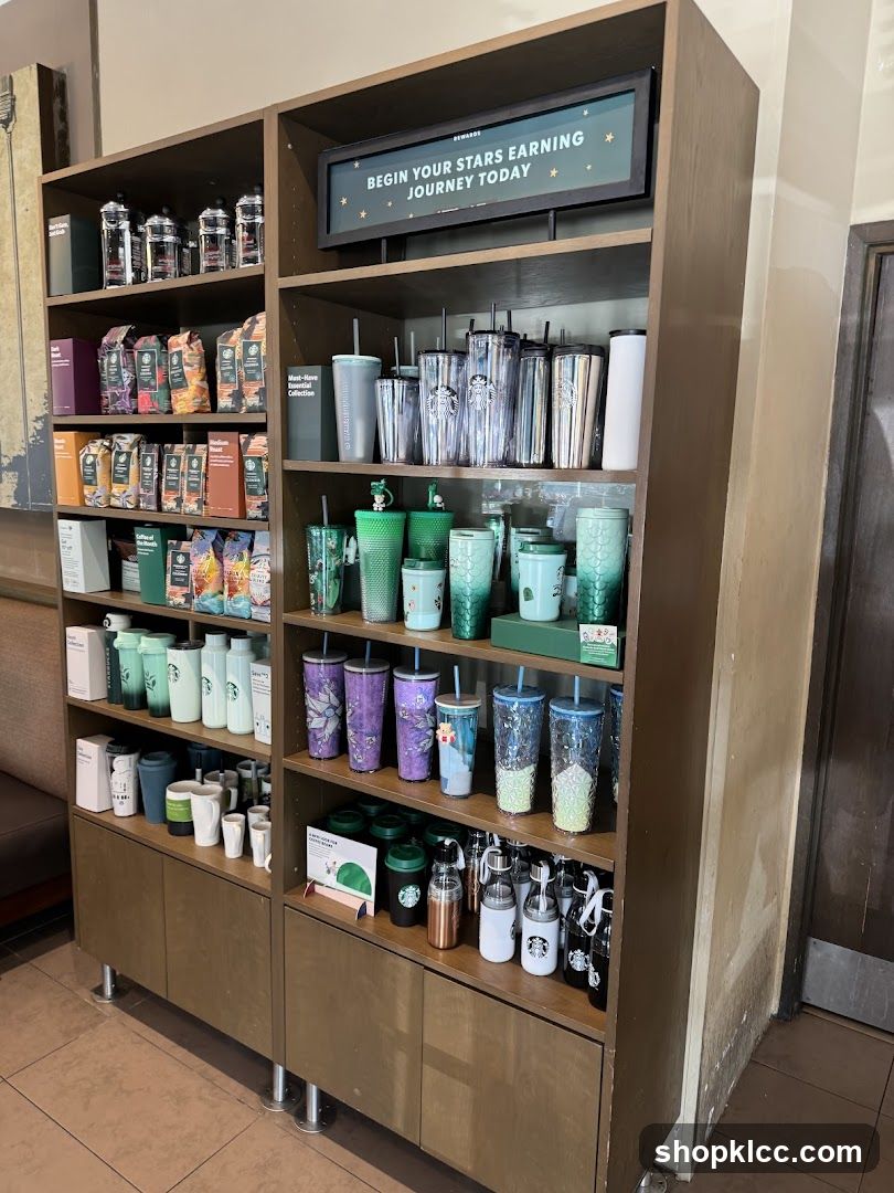 Starbucks Merchandise Display