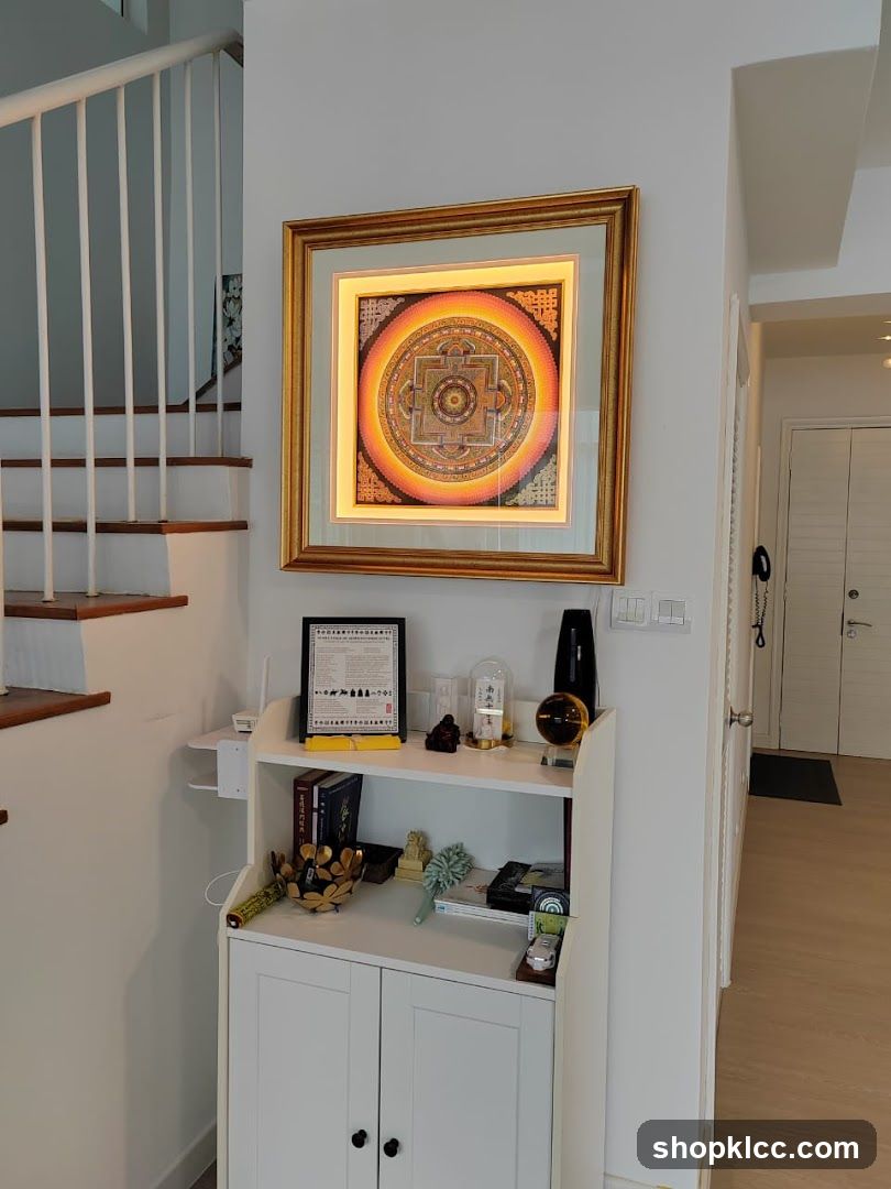 Interior Entryway with Artwork and Decor