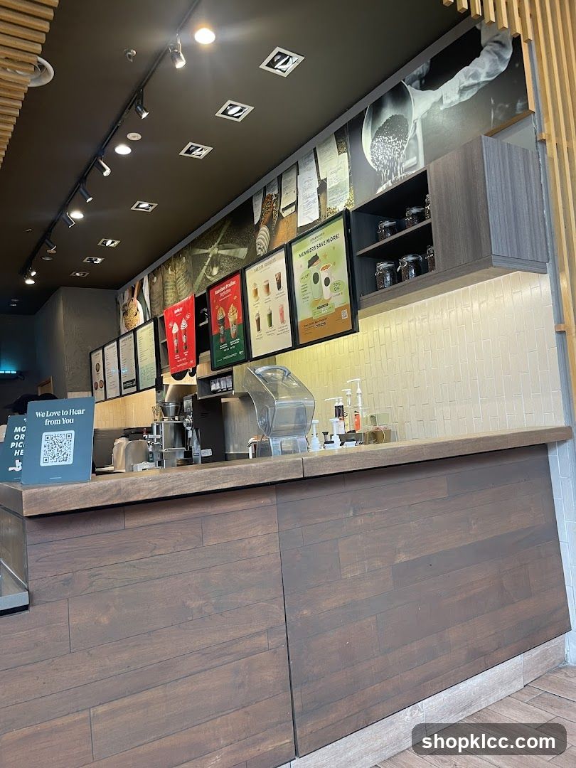 Coffee Shop Interior Counter