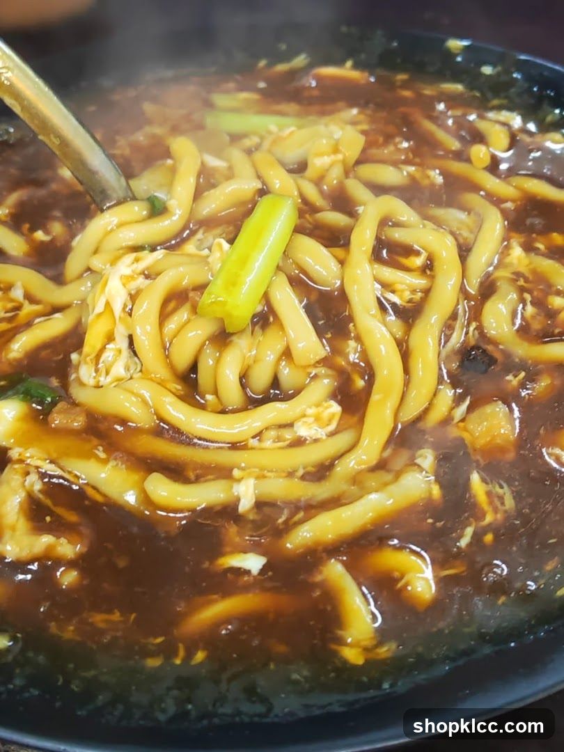 Bowl of Noodles in Broth