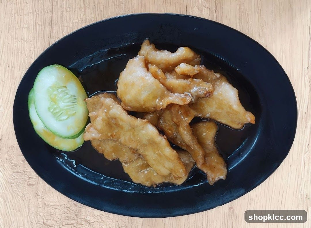 Fried Chicken with Cucumber