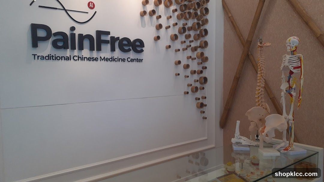 PainFree Traditional Chinese Medicine Center Interior Display
