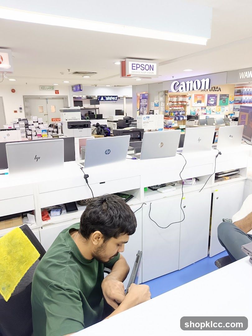 Electronics Store Display