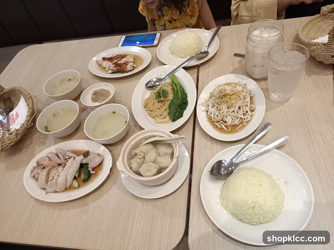 Hainanese Chicken Rice Meal