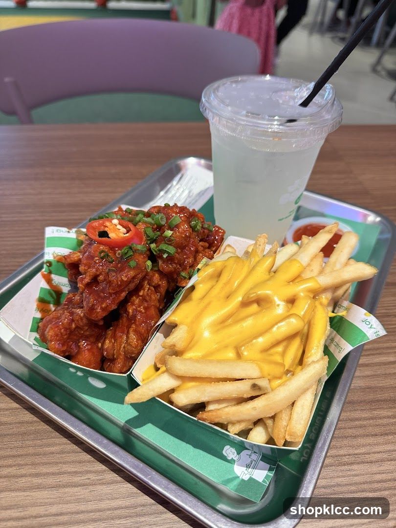 Fried Chicken and Cheese Fries