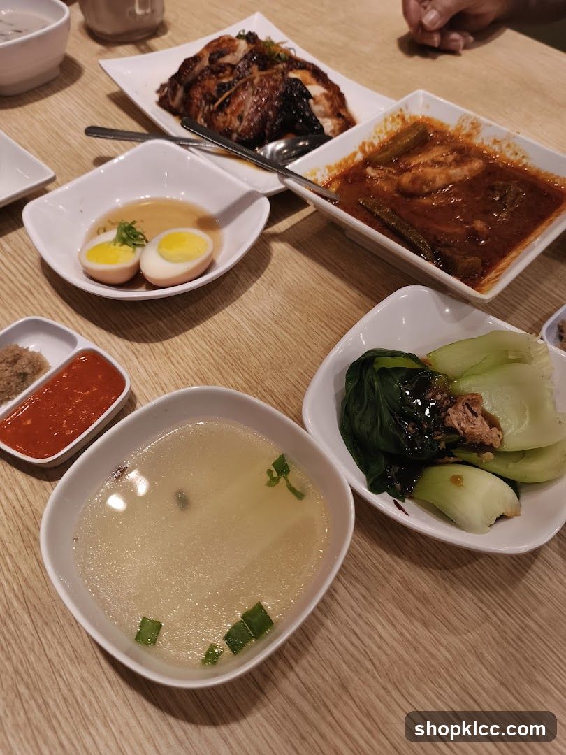 Table with various dishes