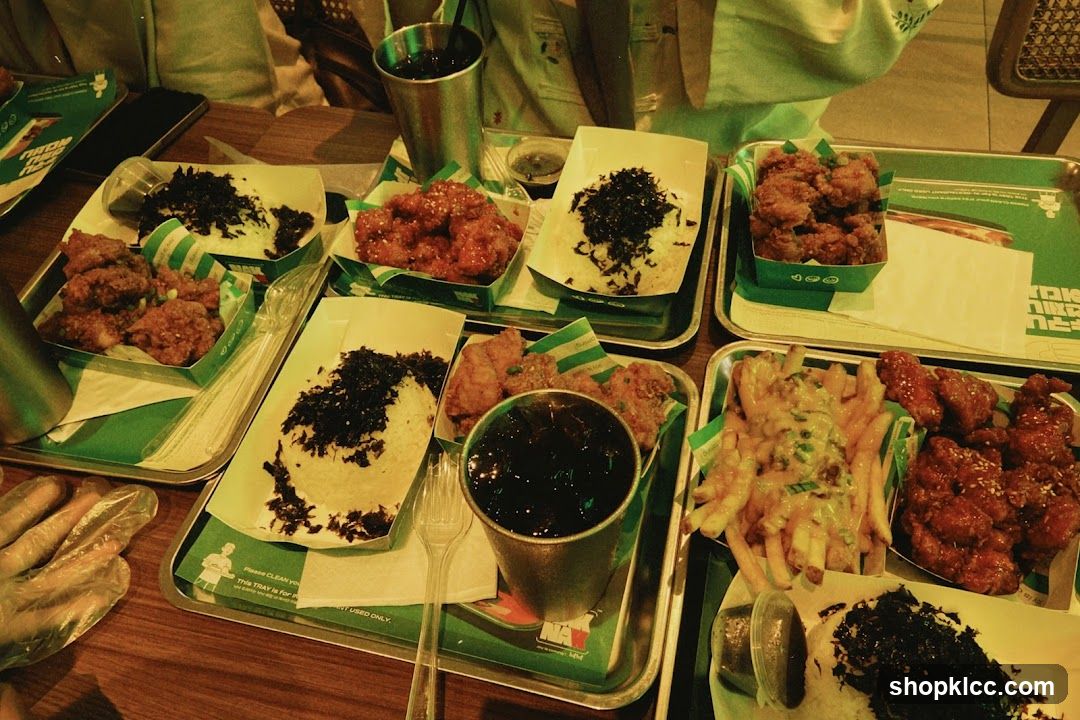 Fried Chicken and Rice Meal