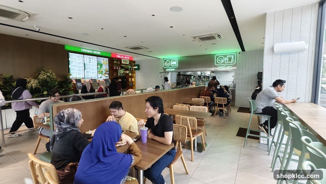 Restaurant Interior with Customers