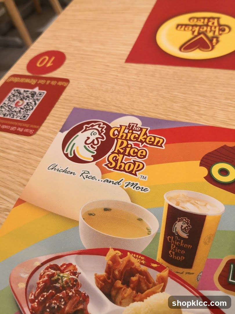 The Chicken Rice Shop Menu