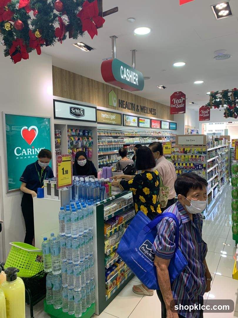 Pharmacy Interior with Shoppers