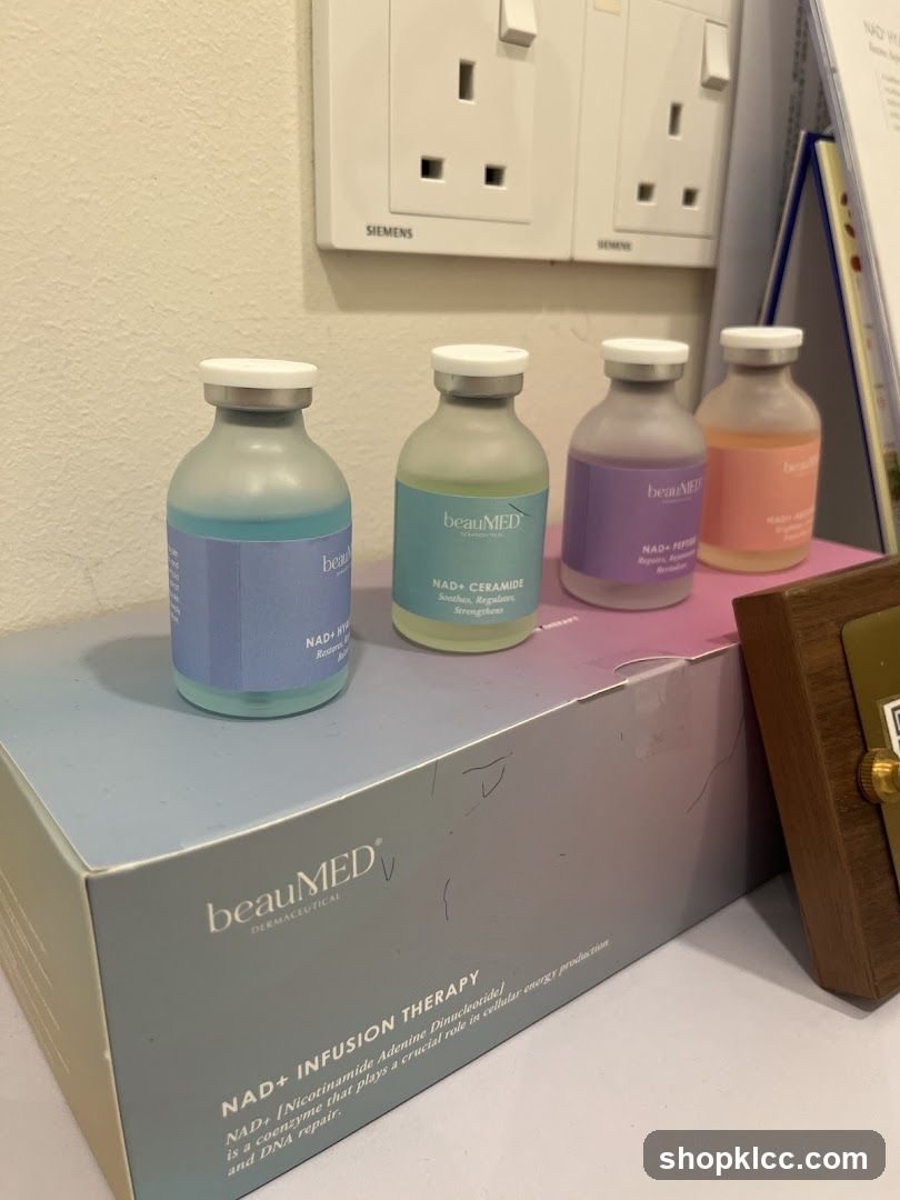 BeauMED NAD+ Infusion Therapy Products