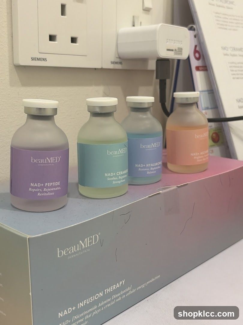 BeauMED NAD+ Infusion Therapy Products
