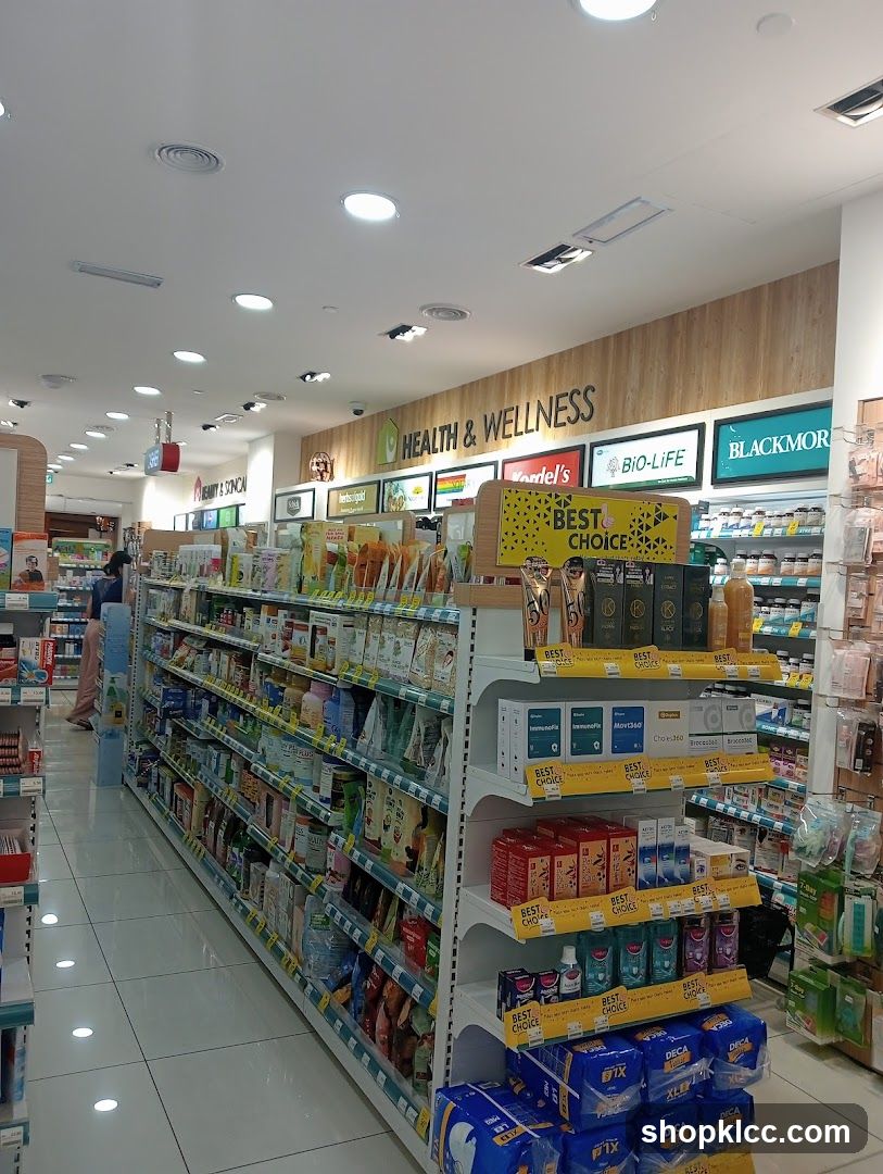 Health and Wellness Store Aisles