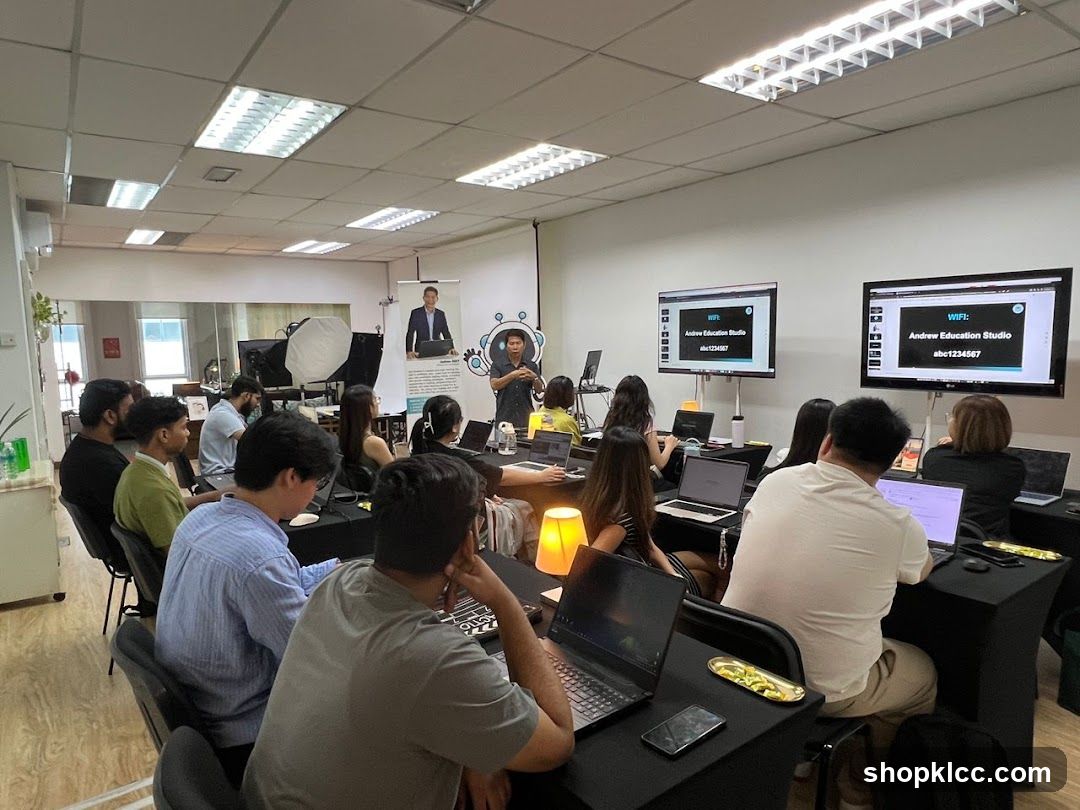 Classroom learning session