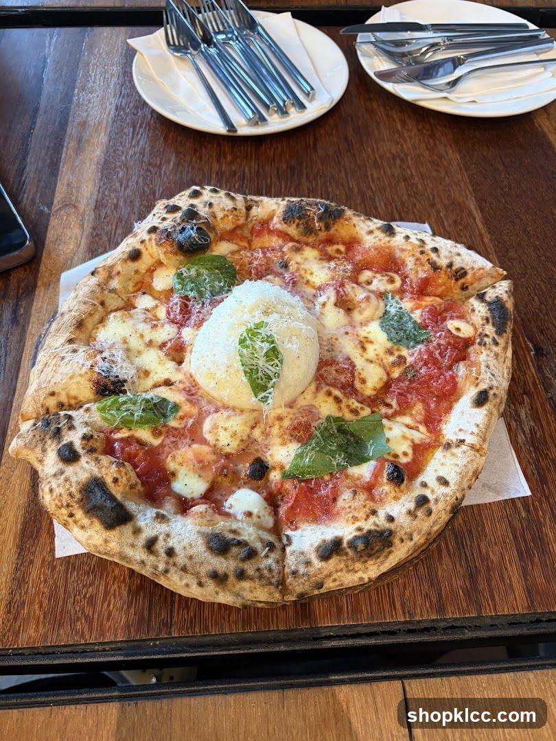 Pizza with Burrata