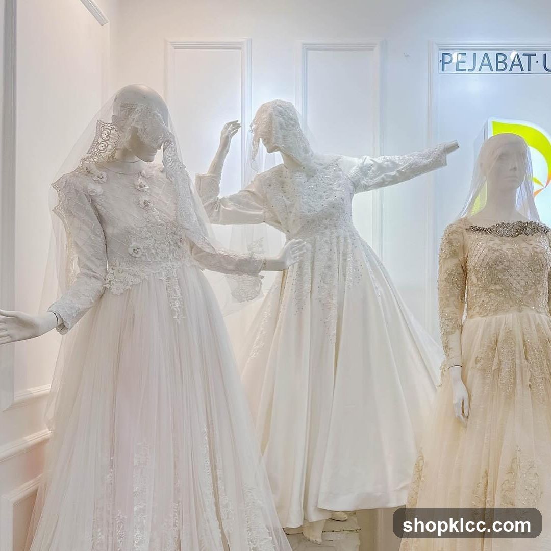 Wedding Dresses on Mannequins