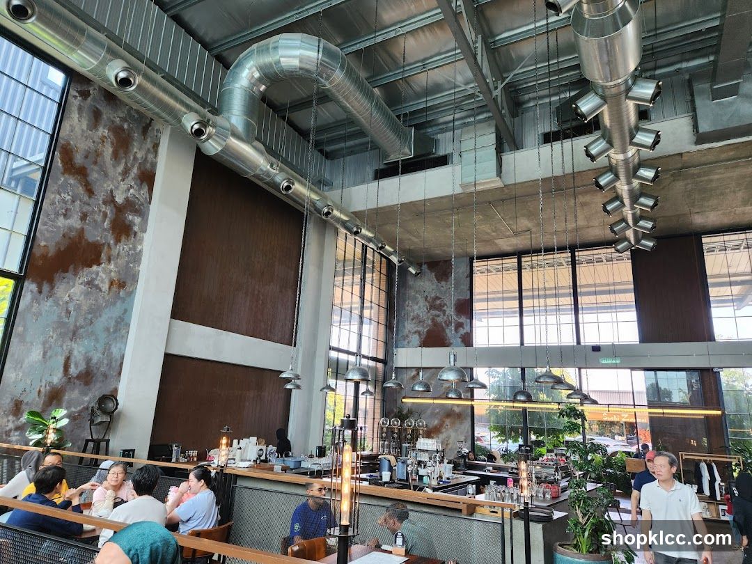 Modern Industrial Cafe Interior