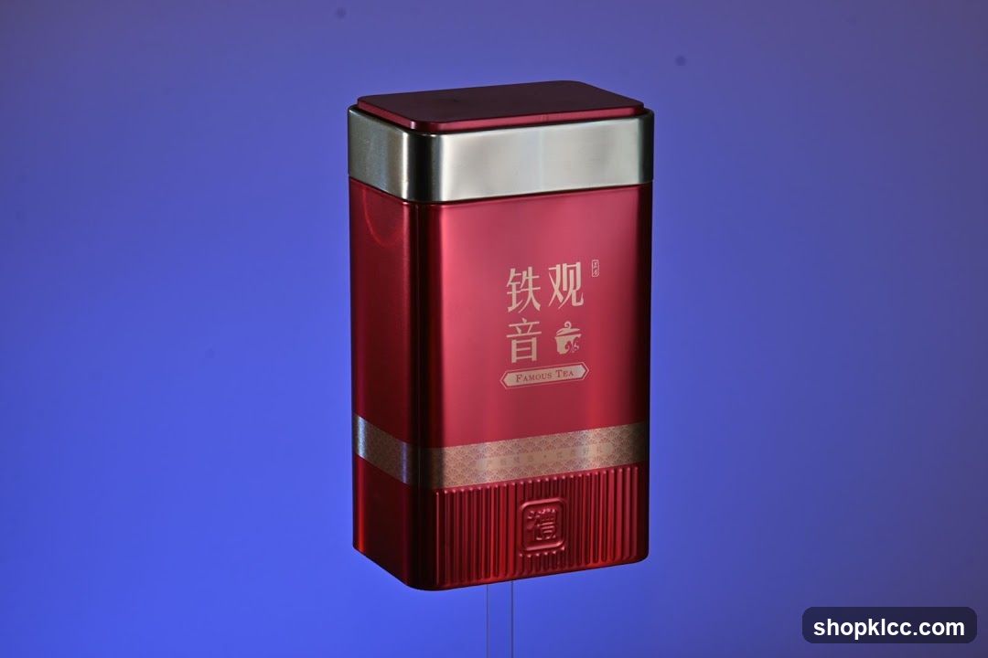 Red Tea Tin