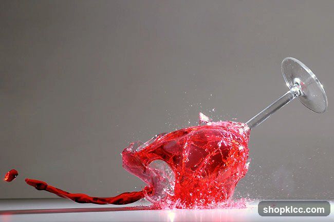 Shattered Wine Glass