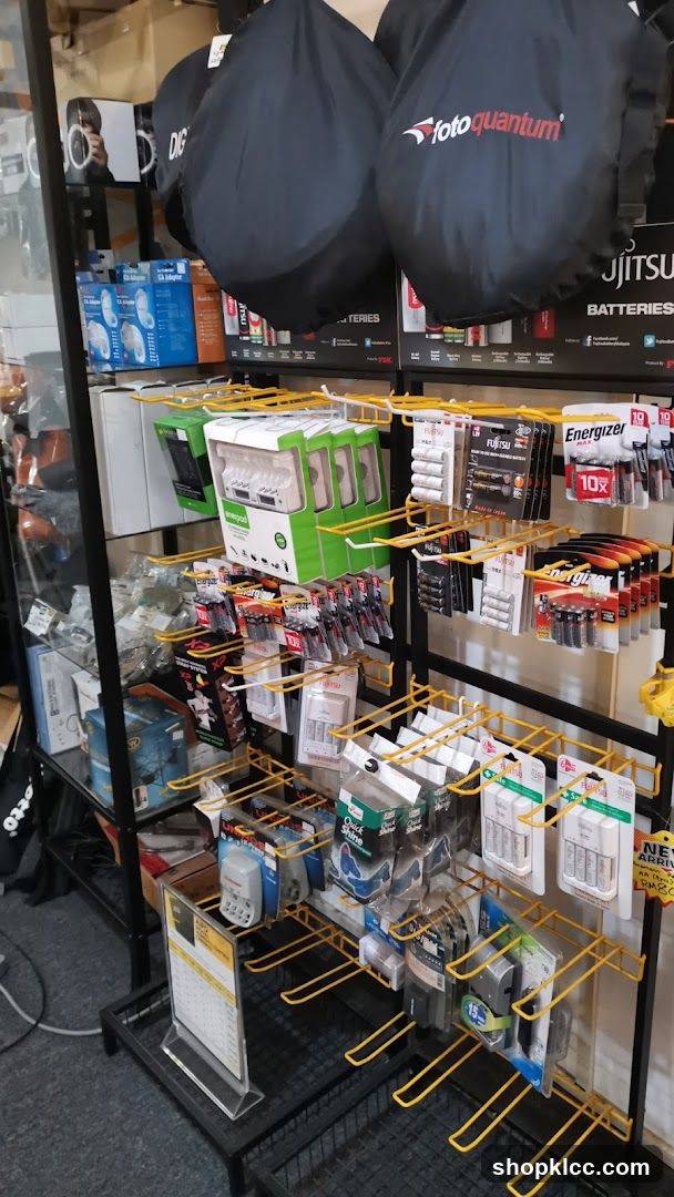 Camera Accessories Display