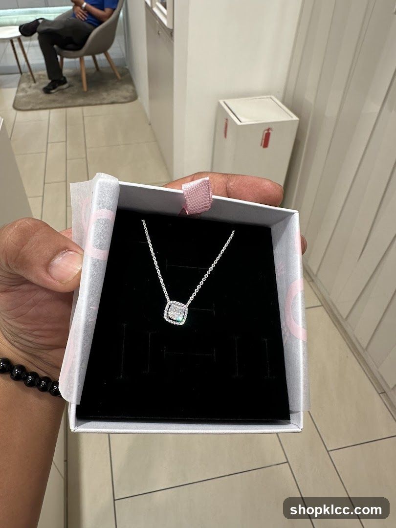 Necklace in a box