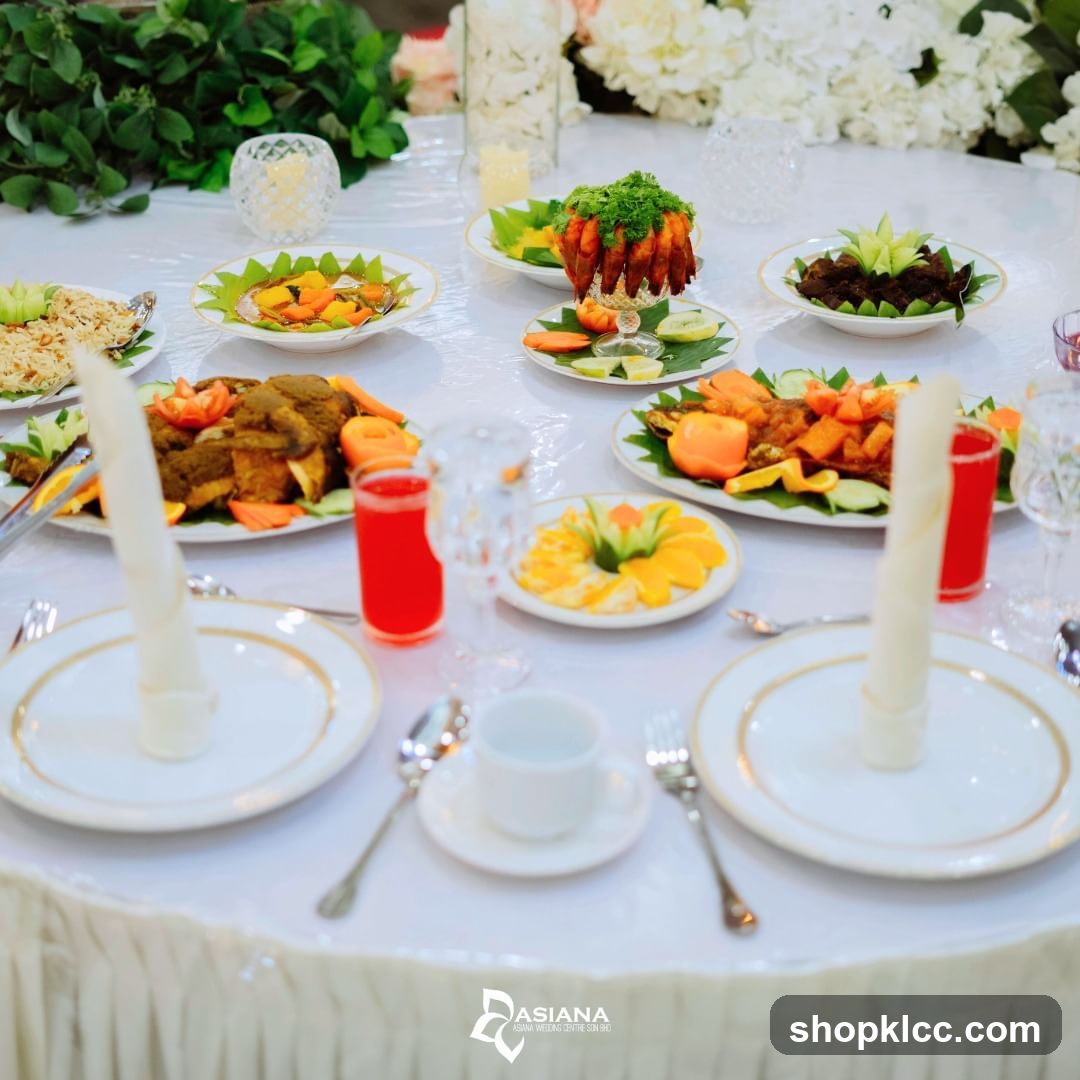 Wedding Reception Table Setting