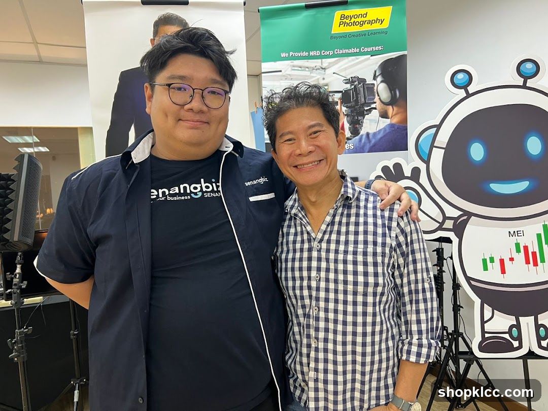 Two men posing for a photo