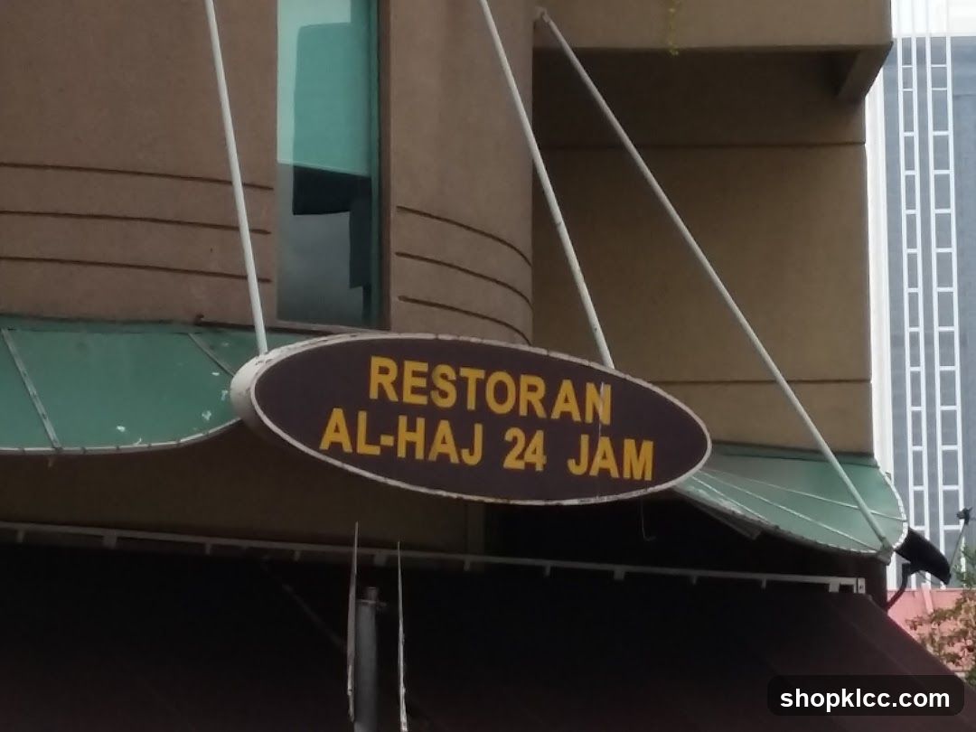 Restoran Al-Haj 24 Jam Sign