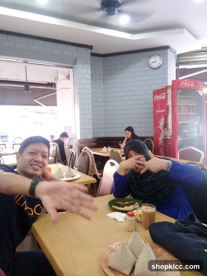 Diners at a restaurant