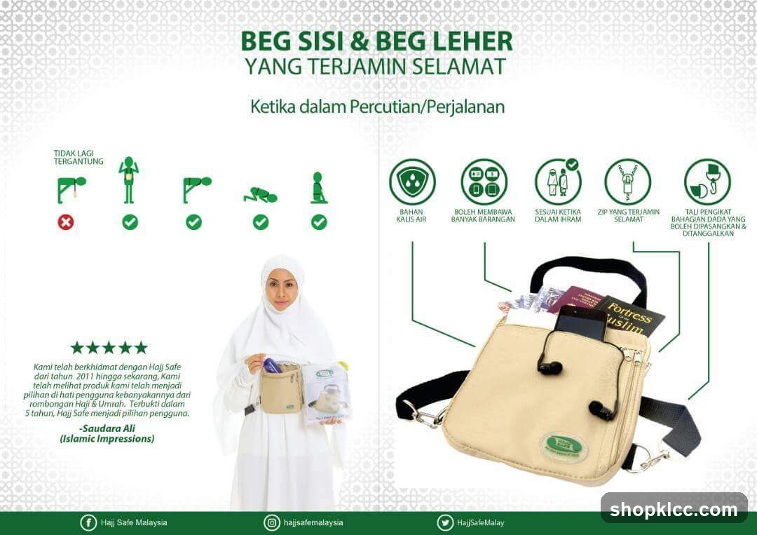 Haj Safe & Beg Leher Yang Terjamin Selamat