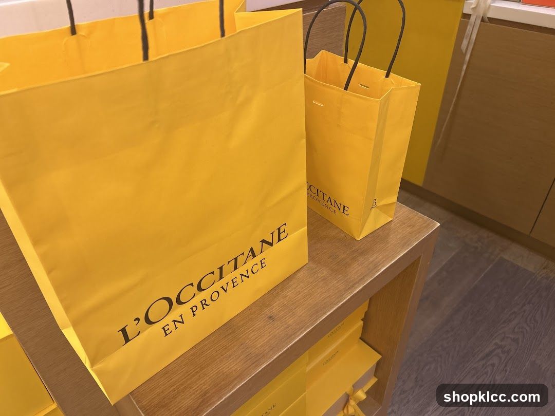 L'Occitane Shopping Bags
