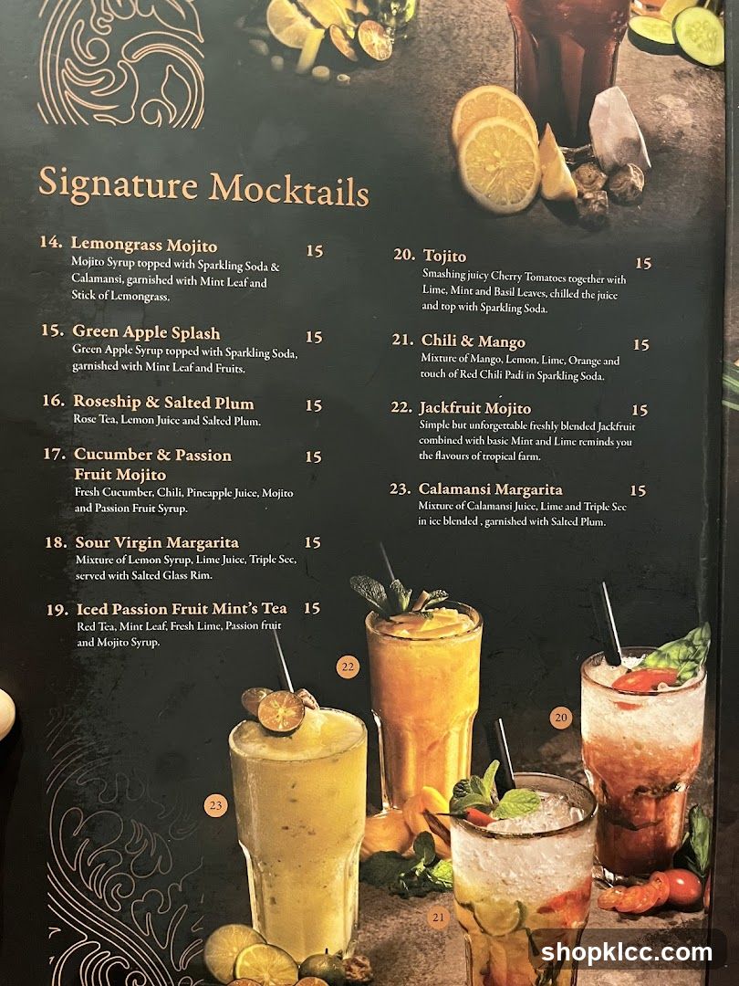 Signature Mocktails