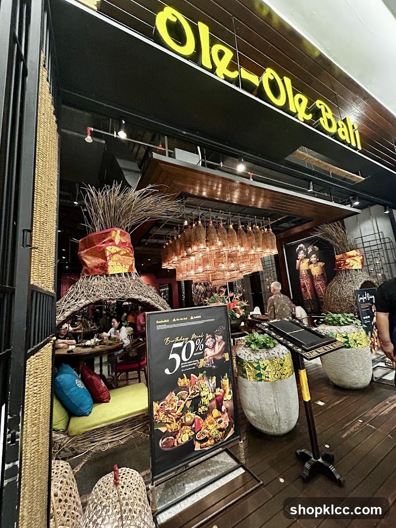 Restaurant Entrance with Promotional Sign