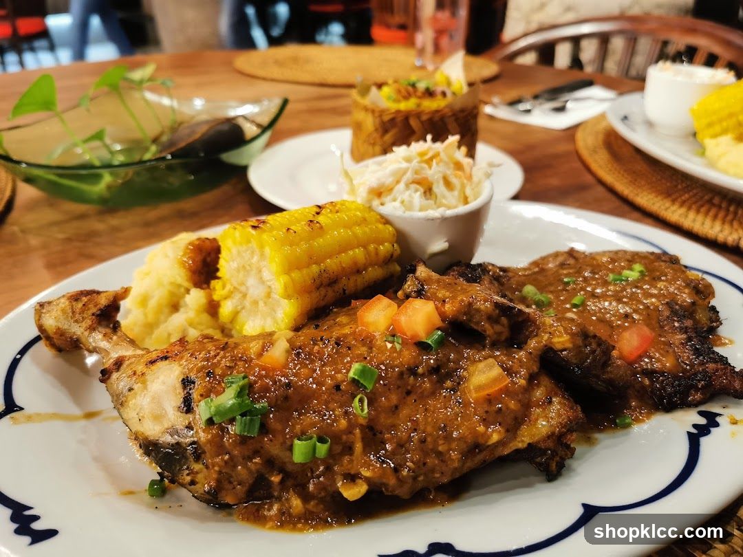 Grilled Chicken and Steak Dinner