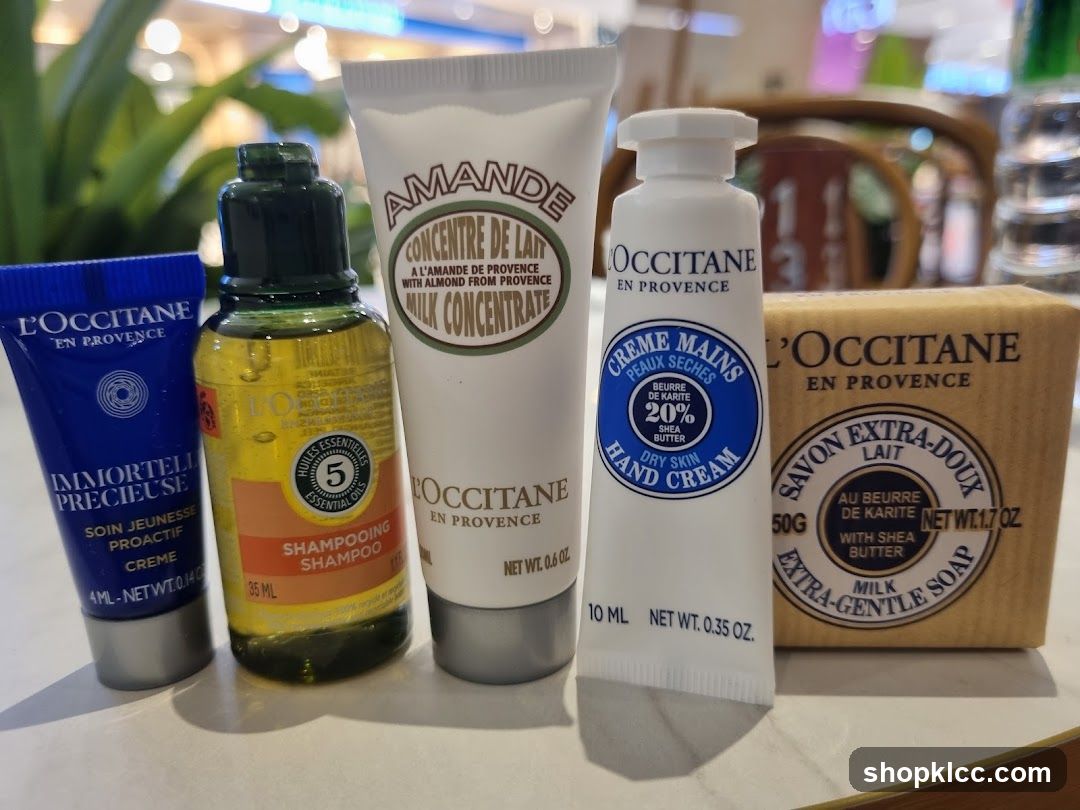L'Occitane Skincare and Soap Samples