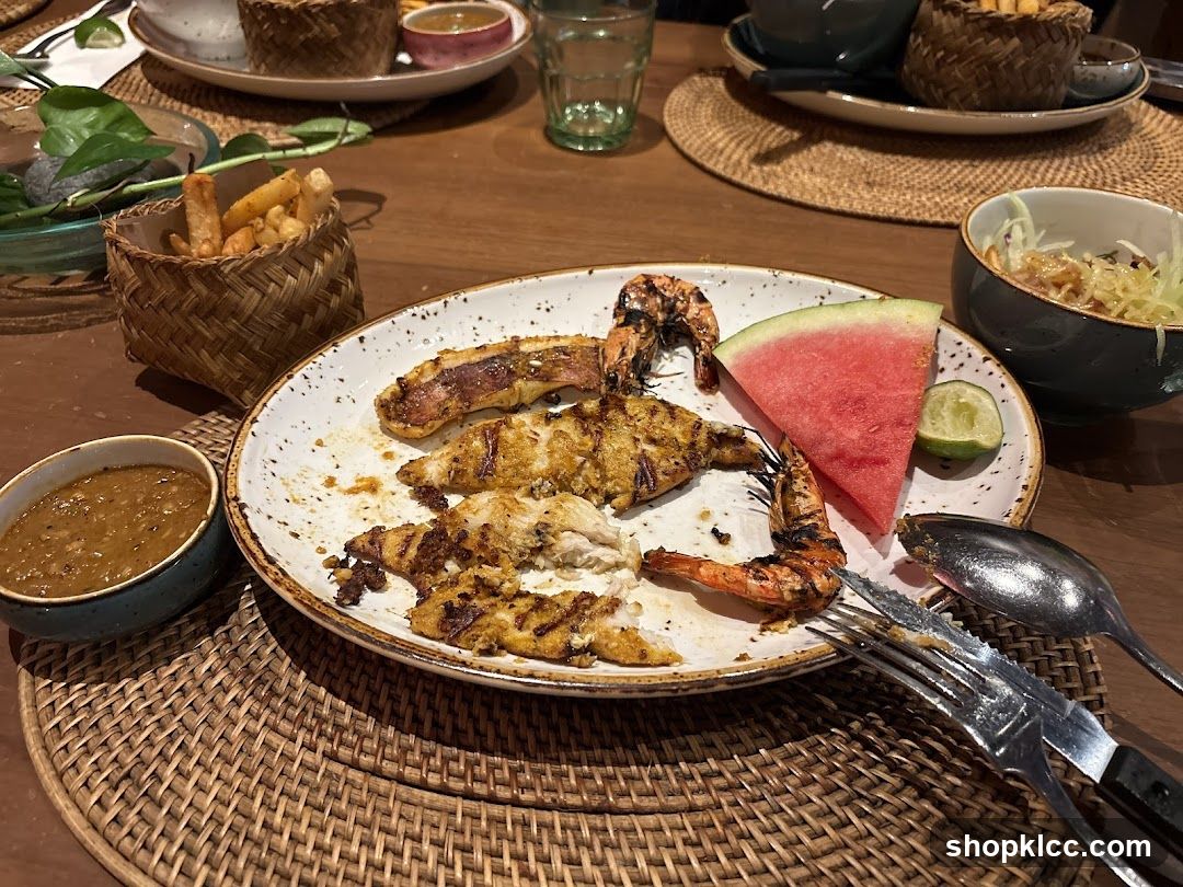 Grilled Seafood Platter