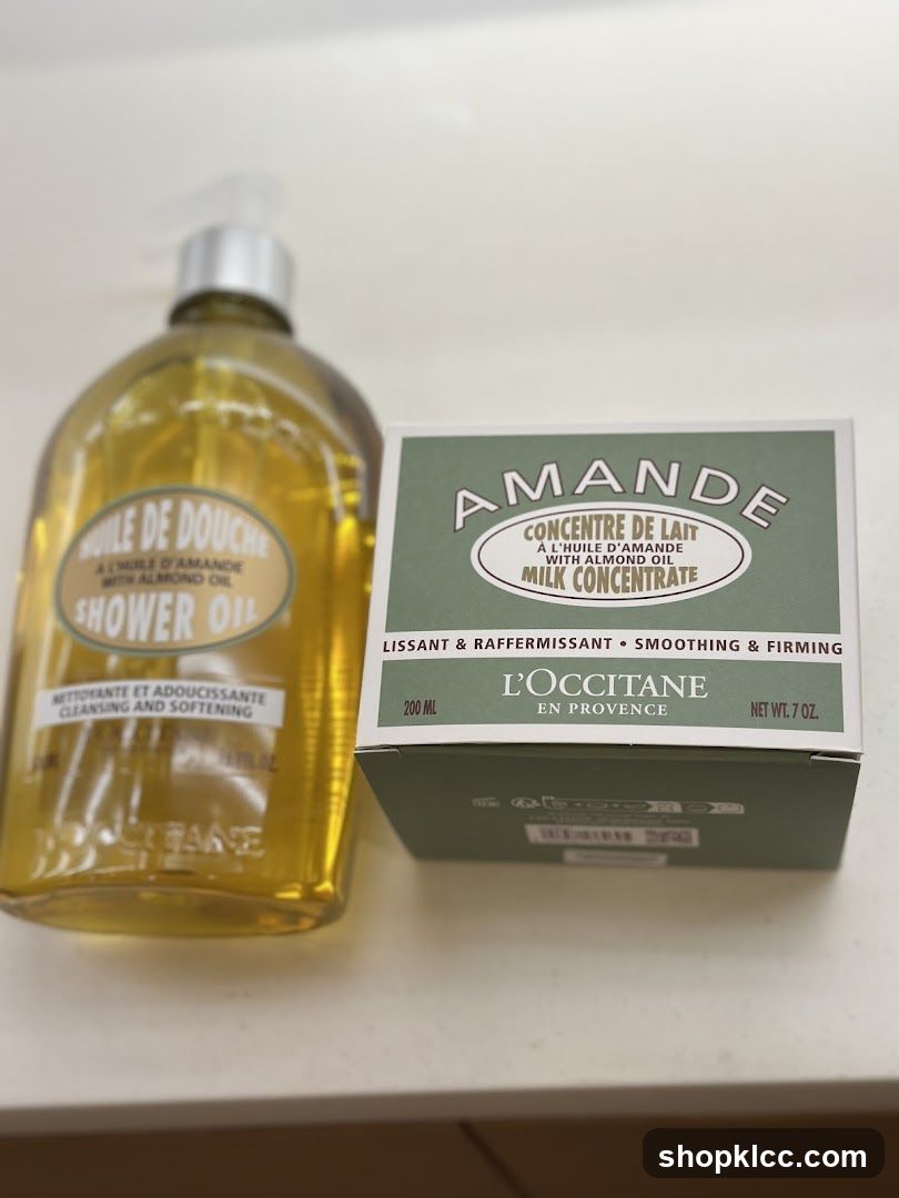 L'Occitane Almond Shower Oil and Milk Concentrate