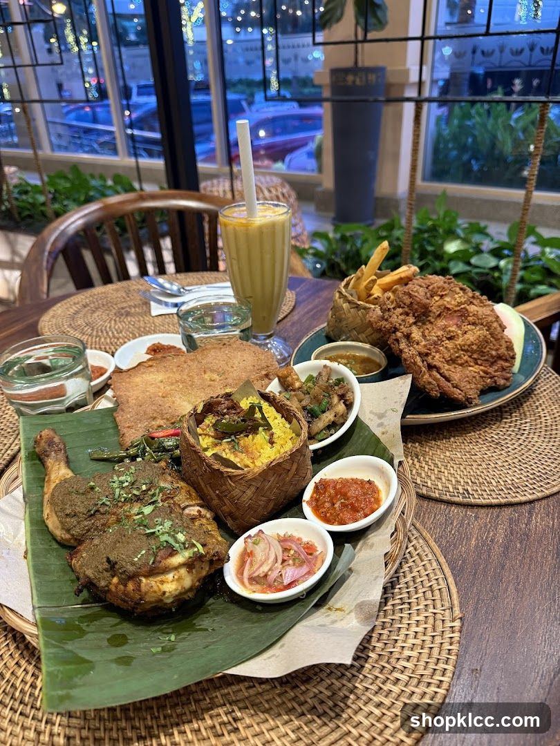 Meal with Fried Chicken and Rice