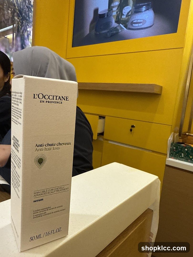 L'Occitane Anti-Hair Loss Serum Box